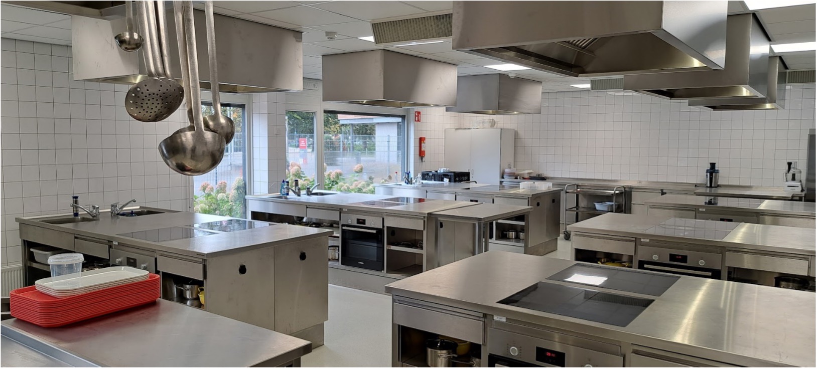 Praktijkkeuken in het MBO College Hilversum